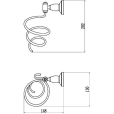 Держатель фена Savol 66C S-006633C
