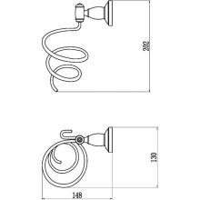 Держатель фена Savol 66H S-006633H