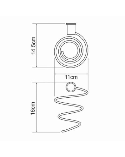 Держатель фена WasserKRAFT K-1080B