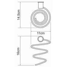Держатель фена WasserKRAFT K-1080W