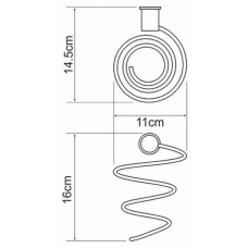 Держатель фена WasserKRAFT K-1080W
