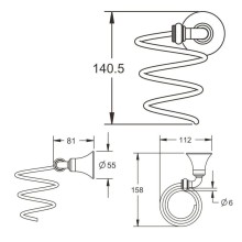 Держатель фена Rose RG1235