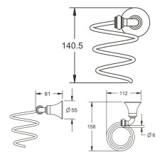 Держатель фена Rose RG1235