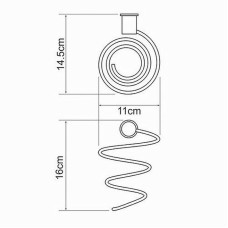 Держатель фена WasserKRAFT K-1080 Хром