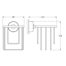 Держатель освежителя воздуха FBS Nostalgy NOS 051
