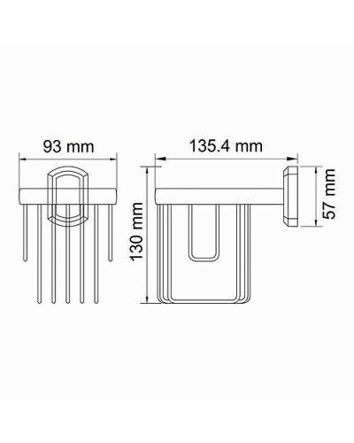 Держатель освежителя воздуха WasserKRAFT Oder K-3045 Хром