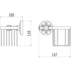 Держатель освежителя воздуха Savol 58C S-005833C