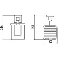 Держатель освежителя воздуха Savol 95 S-009533