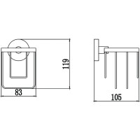 Держатель освежителя воздуха Savol 87 S-008733