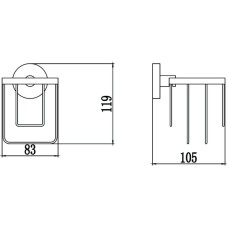 Держатель освежителя воздуха Savol 87 S-008733