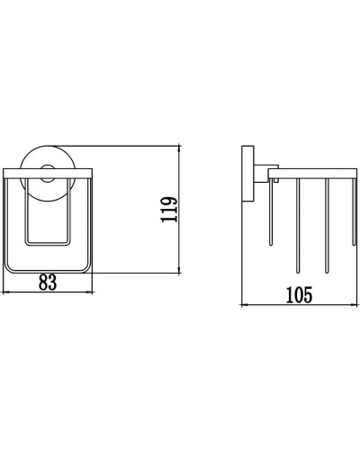 Держатель освежителя воздуха Savol 87 S-008733