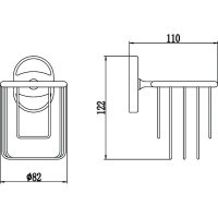 Держатель освежителя воздуха Savol 70 S-007033-1