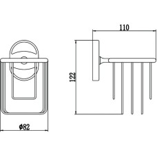 Держатель освежителя воздуха Savol 70 S-007033-1