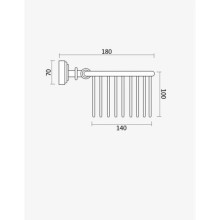 Держатель освежителя воздуха Magliezza Kollana  80510-DO