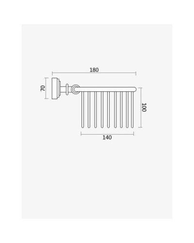 Держатель освежителя воздуха Magliezza Kollana  80510-DO