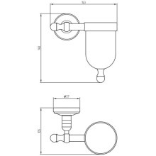 Держатель освежителя воздуха Migliore Mirella 17355