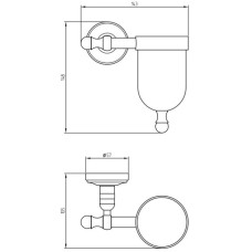 Держатель освежителя воздуха Migliore Mirella 17355