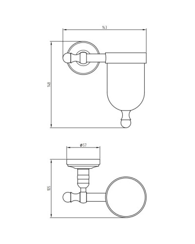 Держатель освежителя воздуха Migliore Mirella 17355