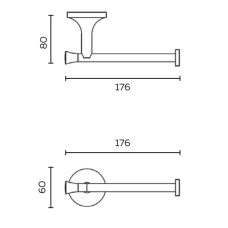 Держатель для туалетной бумаги AltroBagno Corposo 080912 Or