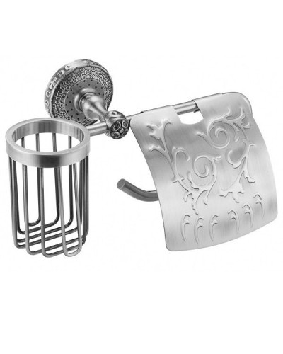 Держатель освежителя воздуха и туалетной бумаги ZorG SL AZR 20 SL Серебро