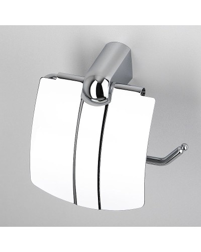 Держатель туалетной бумаги WasserKRAFT Berkel K-6825 с крышкой Хром