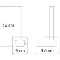 Держатель запасного рулона WasserKRAFT Berkel K-6897 Хром