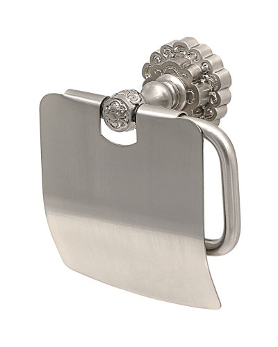 Держатель туалетной бумаги Milacio Villena MC.906.SL с крышкой Серебро