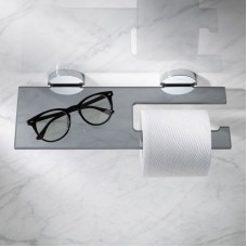 Держатель туалетной бумаги Keuco Edition 90 19073 018000 с полочкой Хром Серый