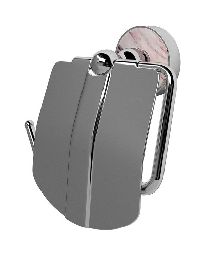 Держатель туалетной бумаги WasserKRAFT Aland K-8525 с крышкой Хром