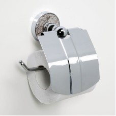 Держатель туалетной бумаги WasserKRAFT Nau K-7725 с крышкой Хром