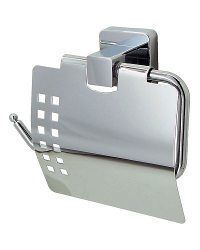 Держатель туалетной бумаги WasserKRAFT Dill K-3925 с крышкой Хром