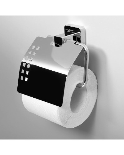 Держатель туалетной бумаги WasserKRAFT Dill K-3925 с крышкой Хром