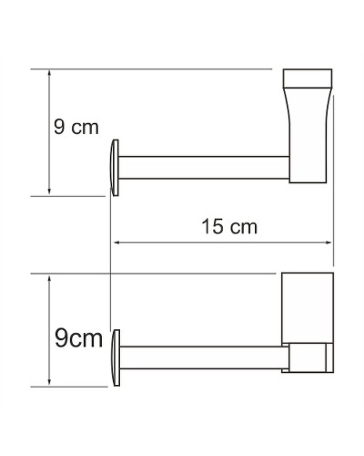 Держатель туалетной бумаги WasserKRAFT Lopau K-6096 Хром