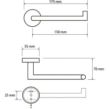 Держатель туалетной бумаги Bemeta Neo 104212035 Нержавеющая сталь