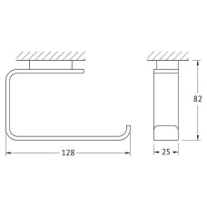 Держатель туалетной бумаги Artwelle Regen 8316 Хром