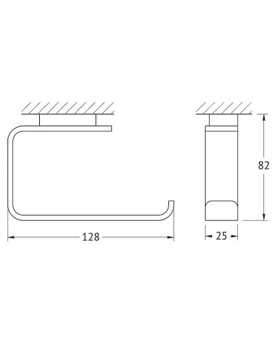 Держатель туалетной бумаги Artwelle Regen 8316 Хром