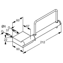 Держатель туалетной бумаги Kludi A-Xes 4897105
