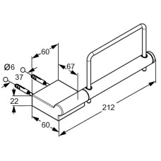 Держатель туалетной бумаги Kludi A-Xes 4897105