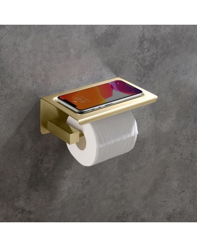 Держатель туалетной бумаги Timo Selene 17044/17 Золото матовое