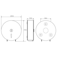 Диспенсер туалетной бумаги Bemeta Hotel Equipment 148112051