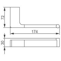 Держатель туалетной бумаги Aquanet 00187077