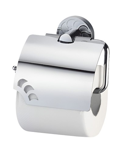 Держатель туалетной бумаги WasserKRAFT Isen K-4025 с крышкой Хром