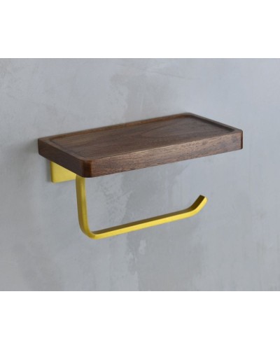 Держатель туалетной бумаги Bronze de Luxe Forest 10705G Орех Золото матовое