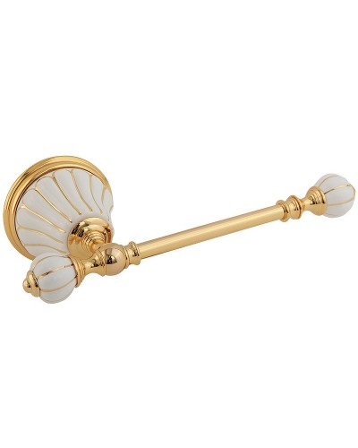 Держатель туалетной бумаги Migliore Olivia 17513 Золото Белый