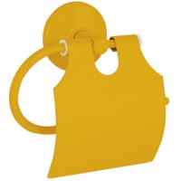 Держатель туалетной бумаги Creavit Ducky BR20213Y с крышкой Желтый