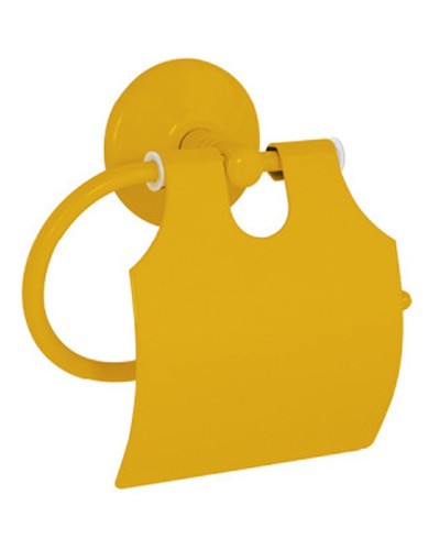 Держатель туалетной бумаги Creavit Ducky BR20213Y с крышкой Желтый