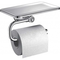 Держатель туалетной бумаги Cezares Liberty CZR-F-8989 с полкой Хром