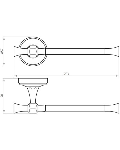 Держатель туалетной бумаги Migliore Fortuna 27689 Хром