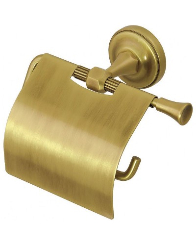 Держатель туалетной бумаги Migliore Fortuna 27693 с крышкой Бронза