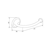 Держатель туалетной бумаги Iddis Oldie OLDBR00i43 Бронза